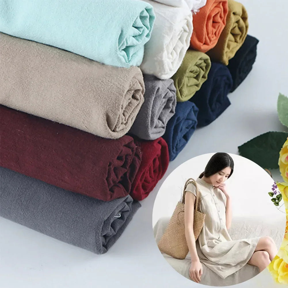 Soft Cotton Cambric Fabric – 130cm Wide, 16 Colors