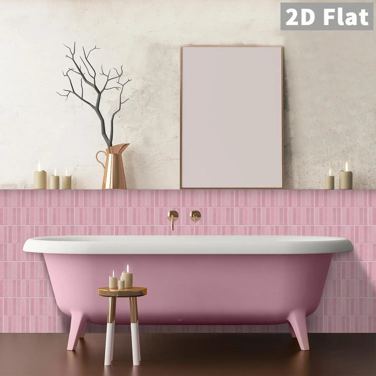 PEEL & STICK TILE STICKERS - PVC - Kitchen & Backsplash Decor
