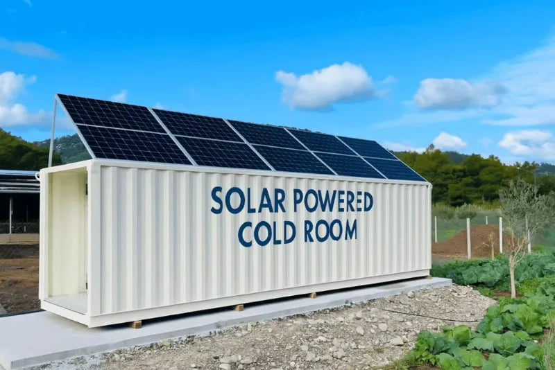 Solar Cold Storage Room - 20 ft - Off-Grid Refrigeration