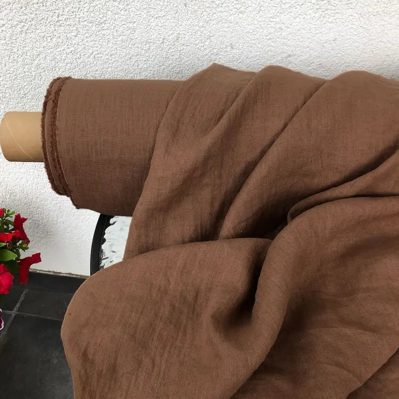 100% French Linen Fabric – 280cm Wide, By the Meter