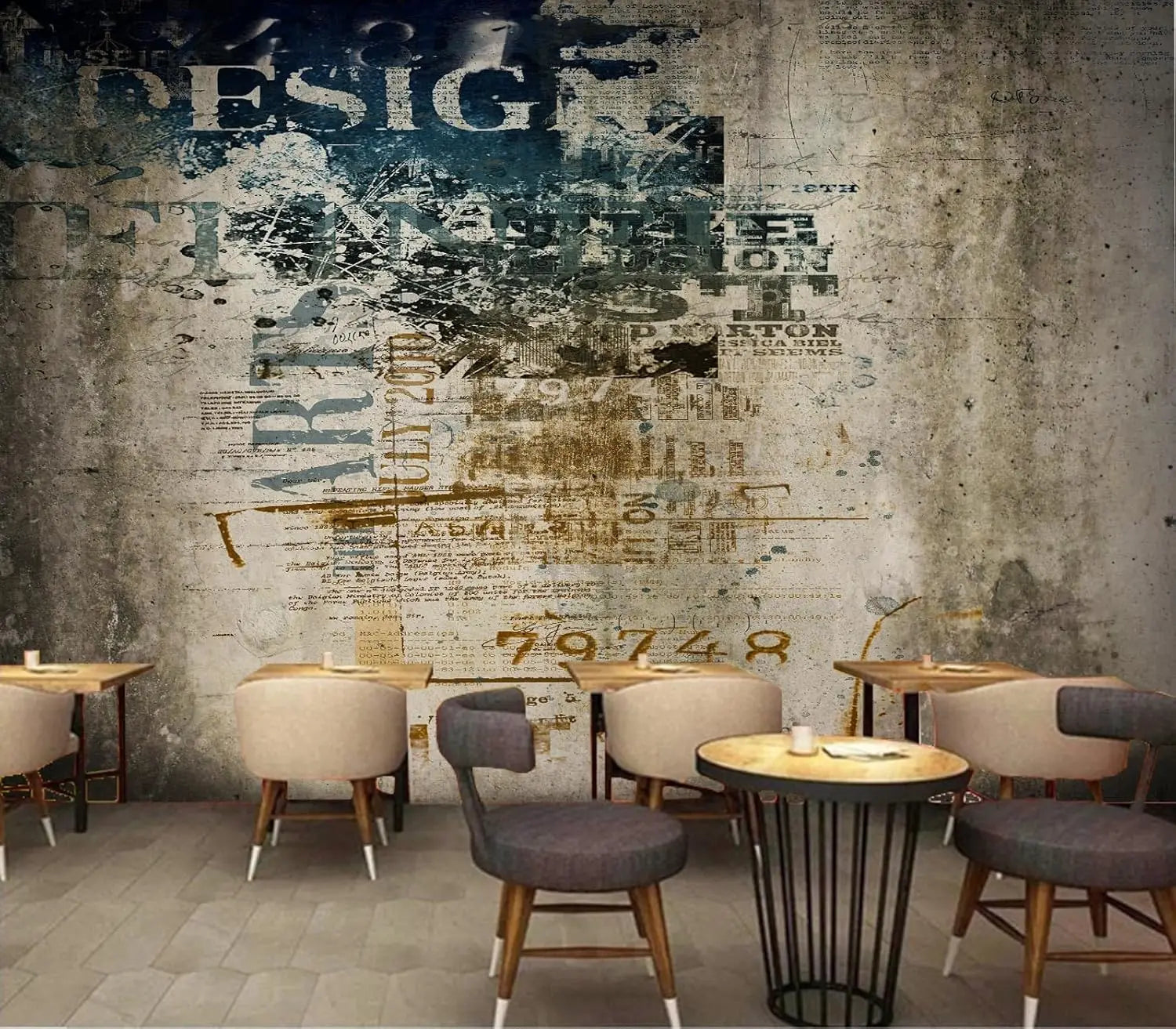 INDUSTRIAL ABSTRACT TAPESTRY - HD Polyester Print, 9 Sizes - Raw Spaces