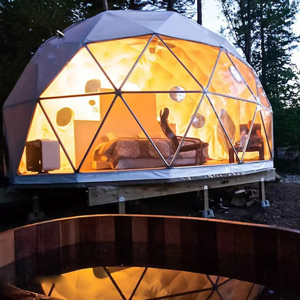 Luxury Glamping Dome Tent - Geodesic Round House