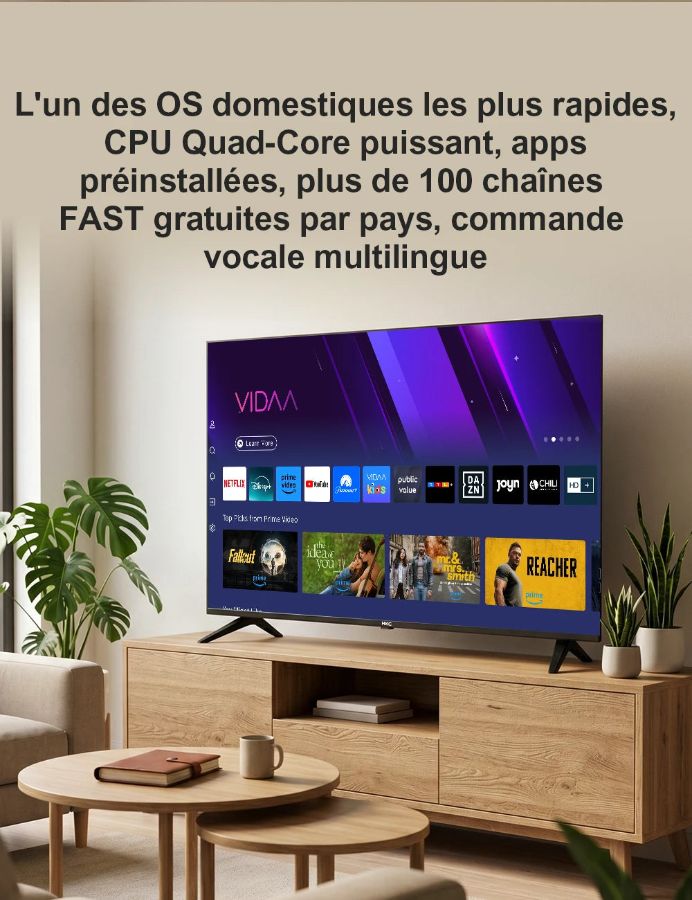 HKC H40Q1F-V 40 Inch FHD Smart TV