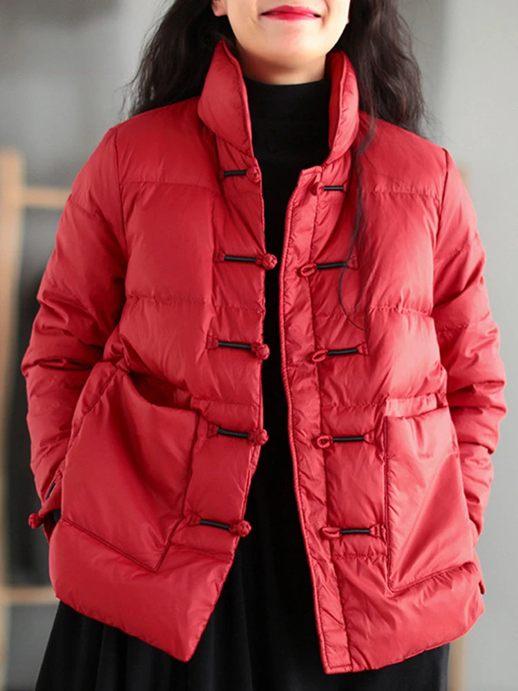Slim Short Padded Jacket - Vintage Indie Style