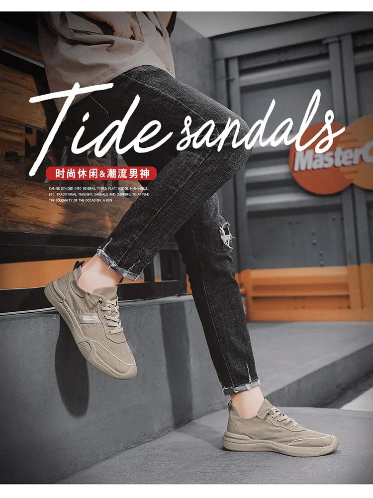 SOFT SOLE - Men's Breathable Traditional Cloth Loafers - Slip-On Casual Walking Shoes