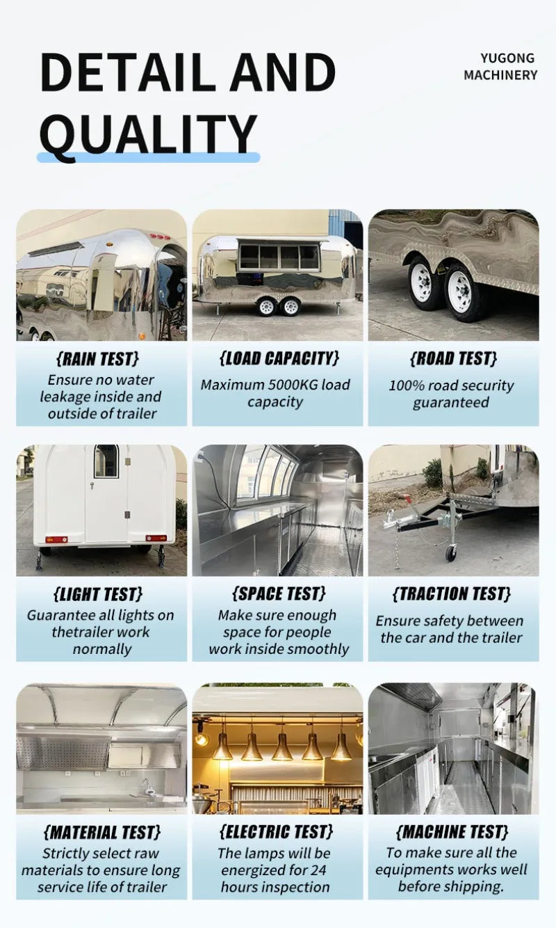 Round Airstream Food Trailer – Mobile Kitchen Coffee Bar