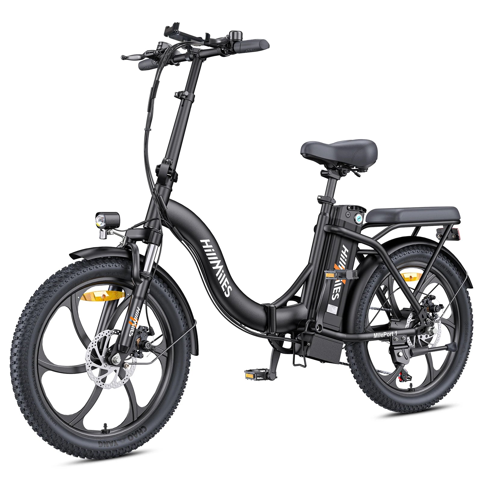 MILEPORT 1 FOLDING E-BIKE - 250W, 100 KM Assist Range - Weekend Freedom
