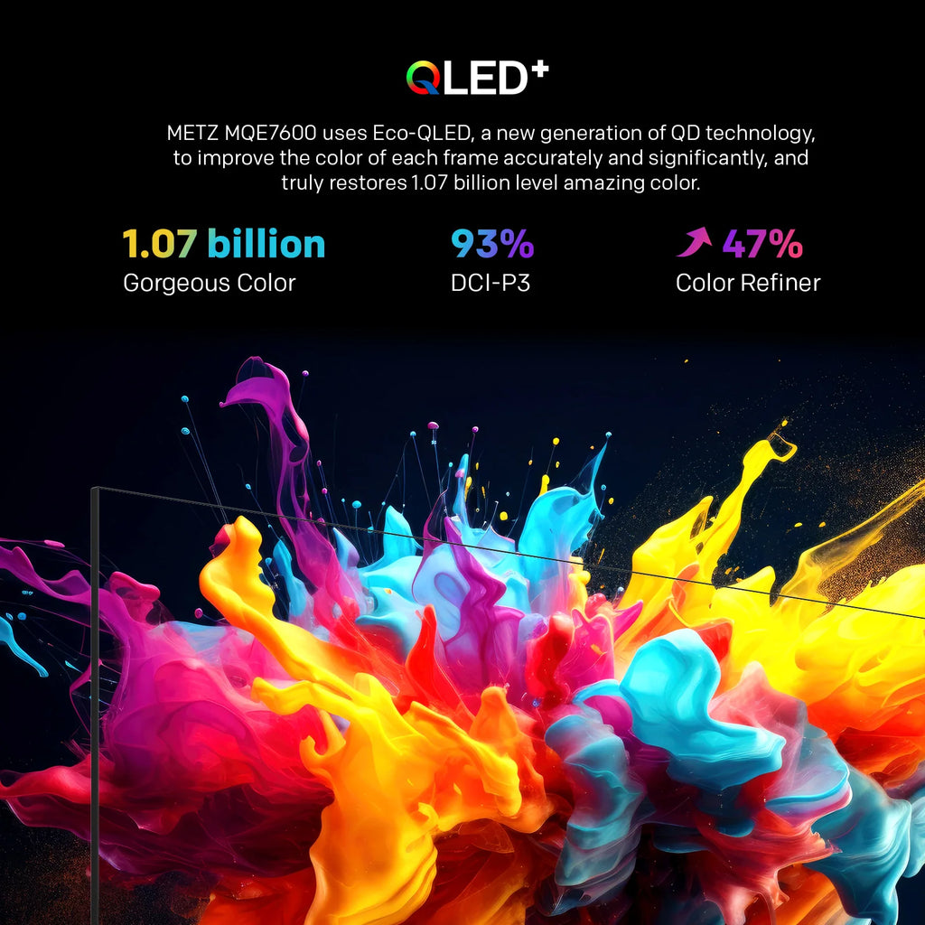 METZ 43MQE7600Z 43" QLED+ 4K Google TV