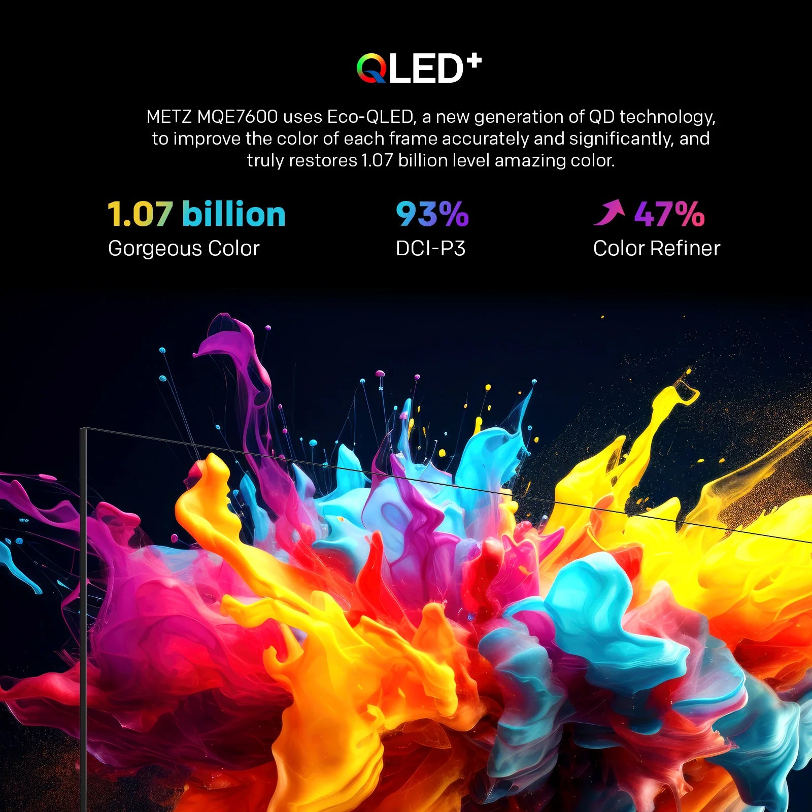 METZ 43MQE7600Z 43" QLED+ 4K Google TV