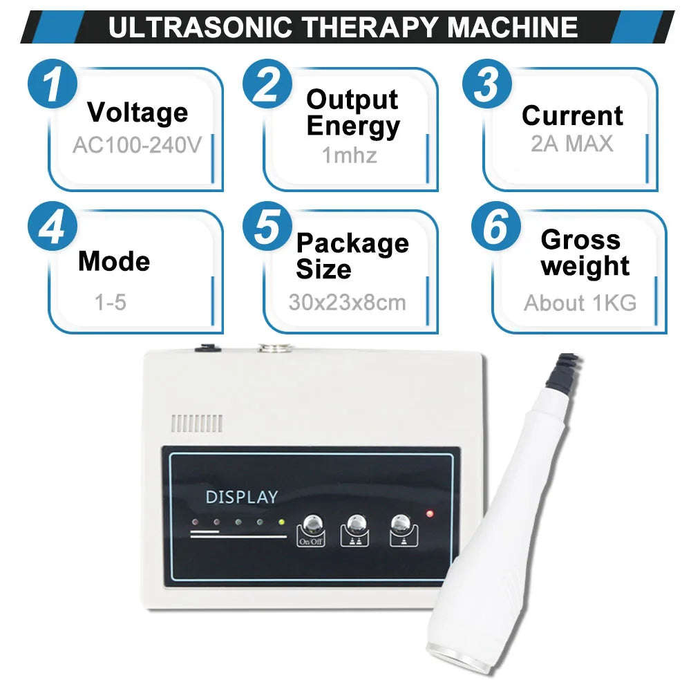 Ultrasound Therapy Machine 1MHz – Portable