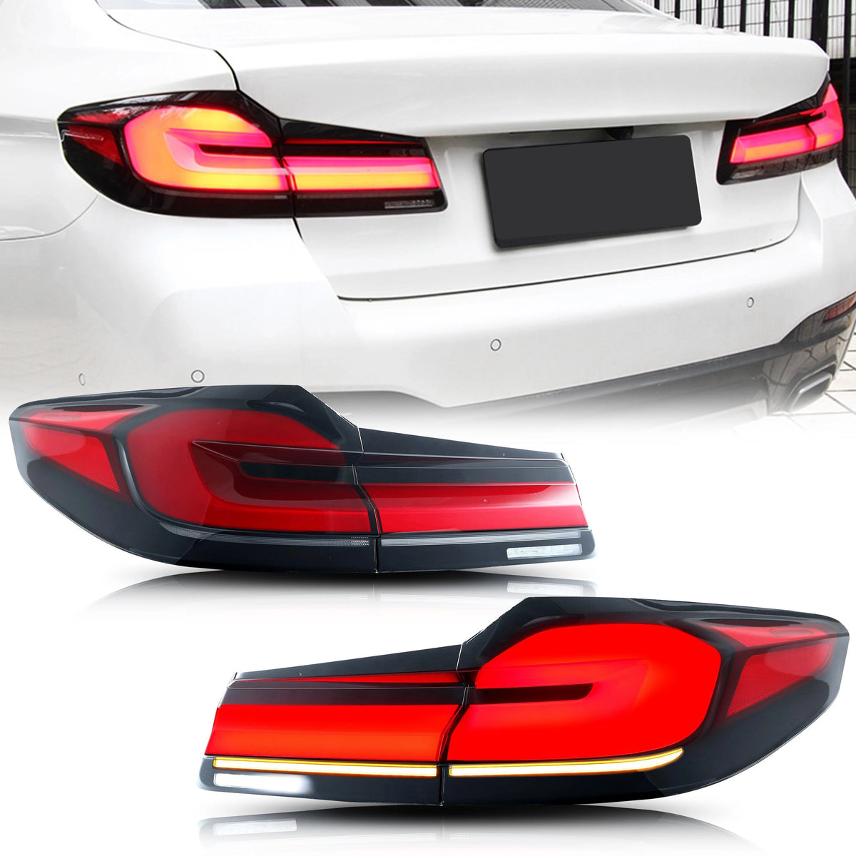 LED Tail Lights for BMW G30 & F90 - Sequential Signals - Fresh Rear Style