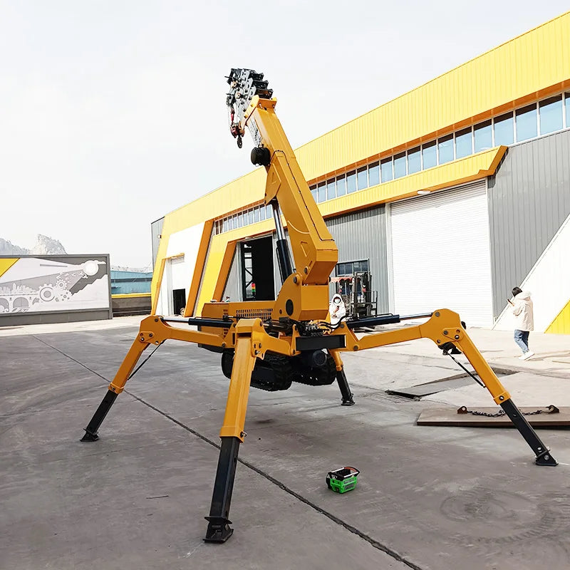 Crawler Spider Crane - Remote Control Lifting - Indoor Renovation