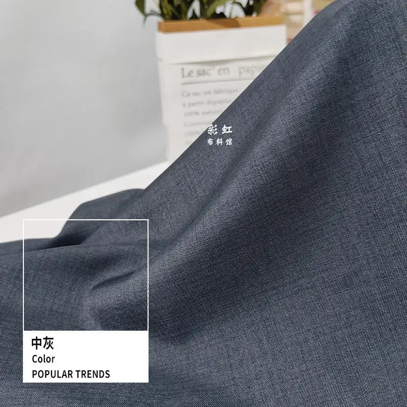 SUIT CLOTH - Plain Polyester Suit Fabric By The Meter - 30 Colors, 150cm Wide