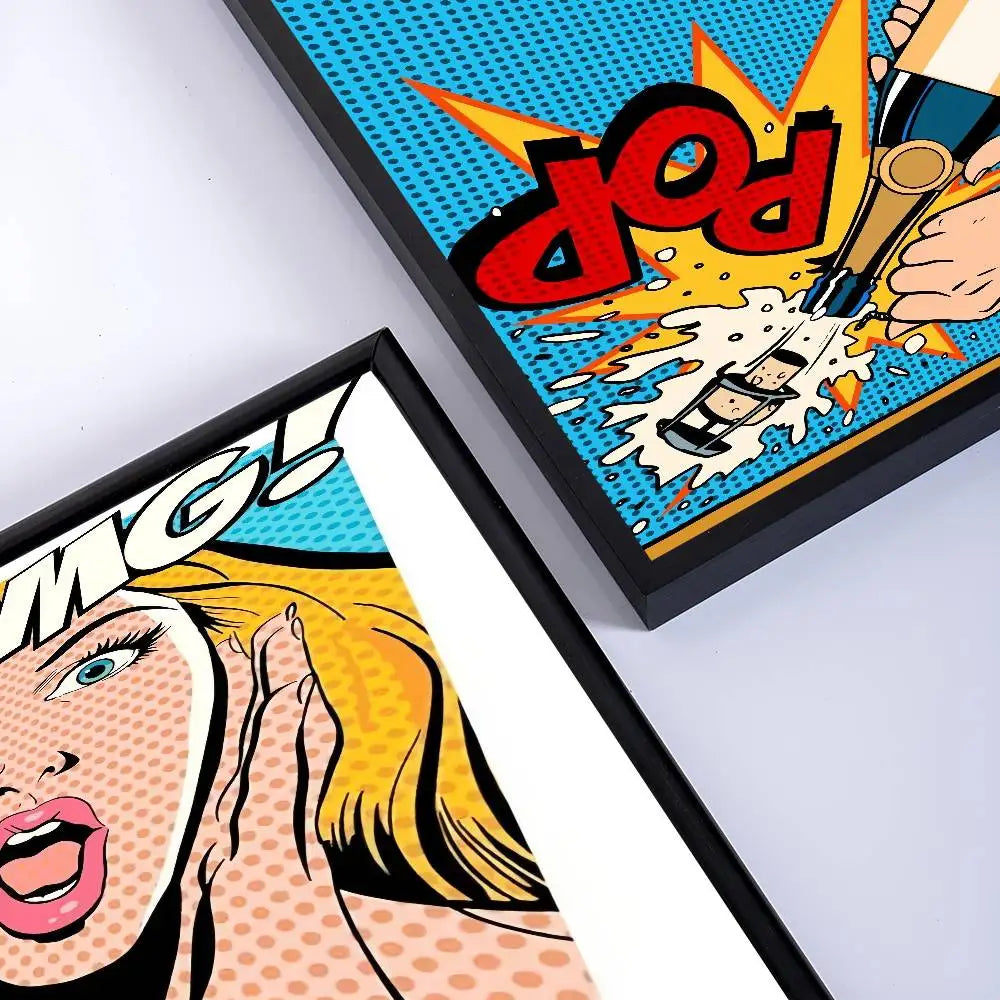 Lichtenstein Tears Poster - Pop Art - Bold Statement