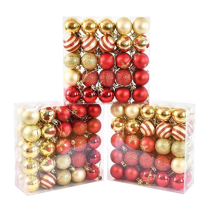 Christmas Bauble Box - 50 Pieces - Ready to Decorate