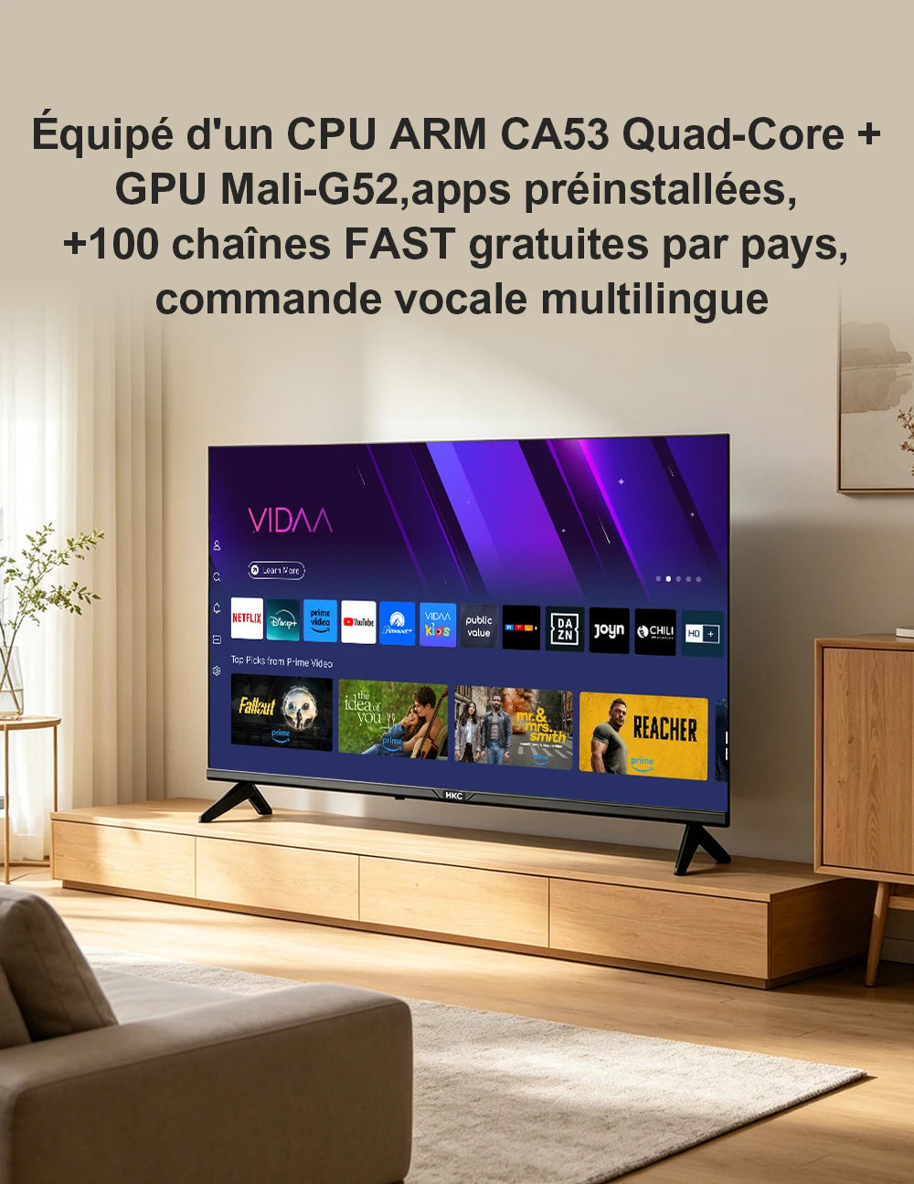 HKC 42Q1L 42 Inch FHD Smart TV