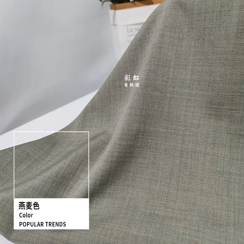 SUIT CLOTH - Plain Polyester Suit Fabric By The Meter - 30 Colors, 150cm Wide