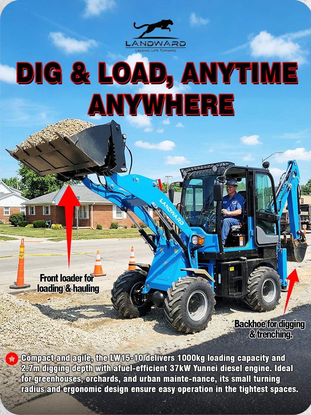 4×4 Backhoe Loader 100 HP