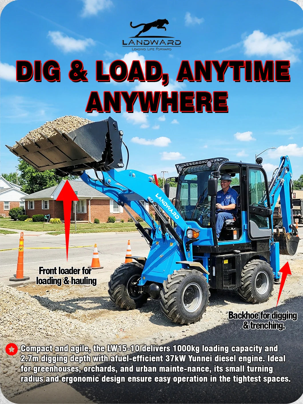 4×4 Backhoe Loader 100 HP