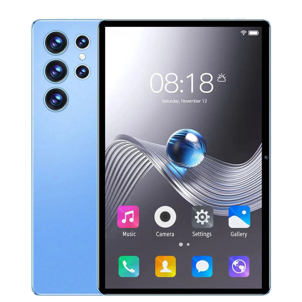 2025 New Upgraded Pad 10.1 Inch Android Tablet HD Display Octa Core 4GB RAM 64GB ROM Dual Phone Call WiFi Google Play Tablet PC