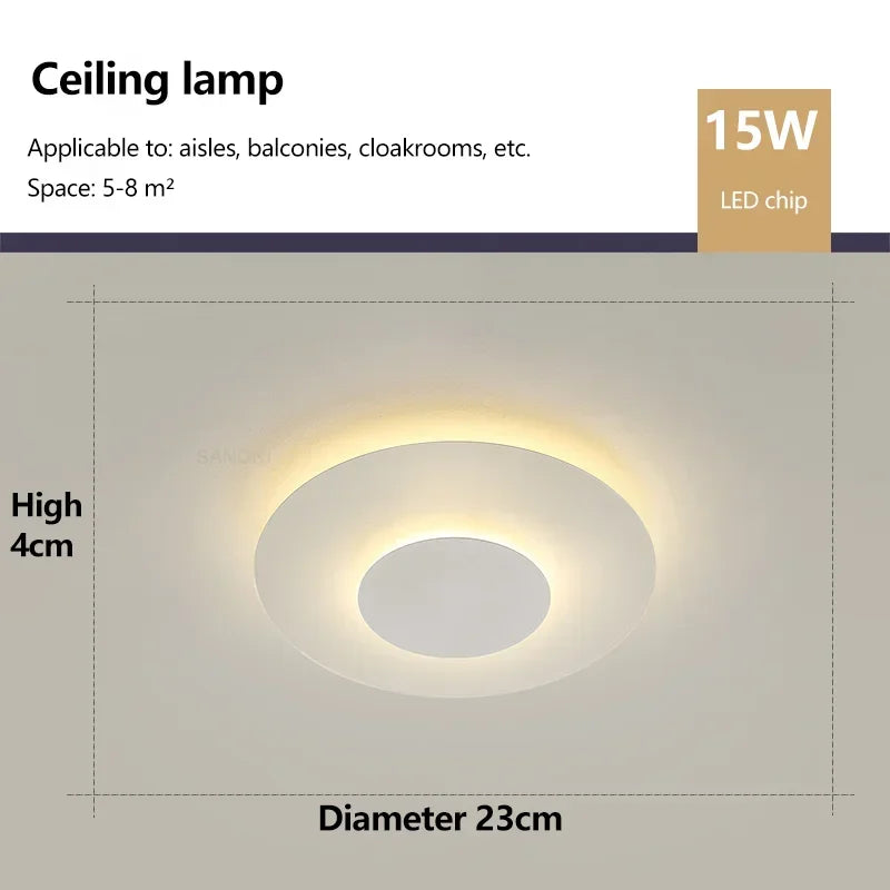 Nordic LED Ceiling Chandelier – 5 Styles, 4 Sizes, Dimmable Option