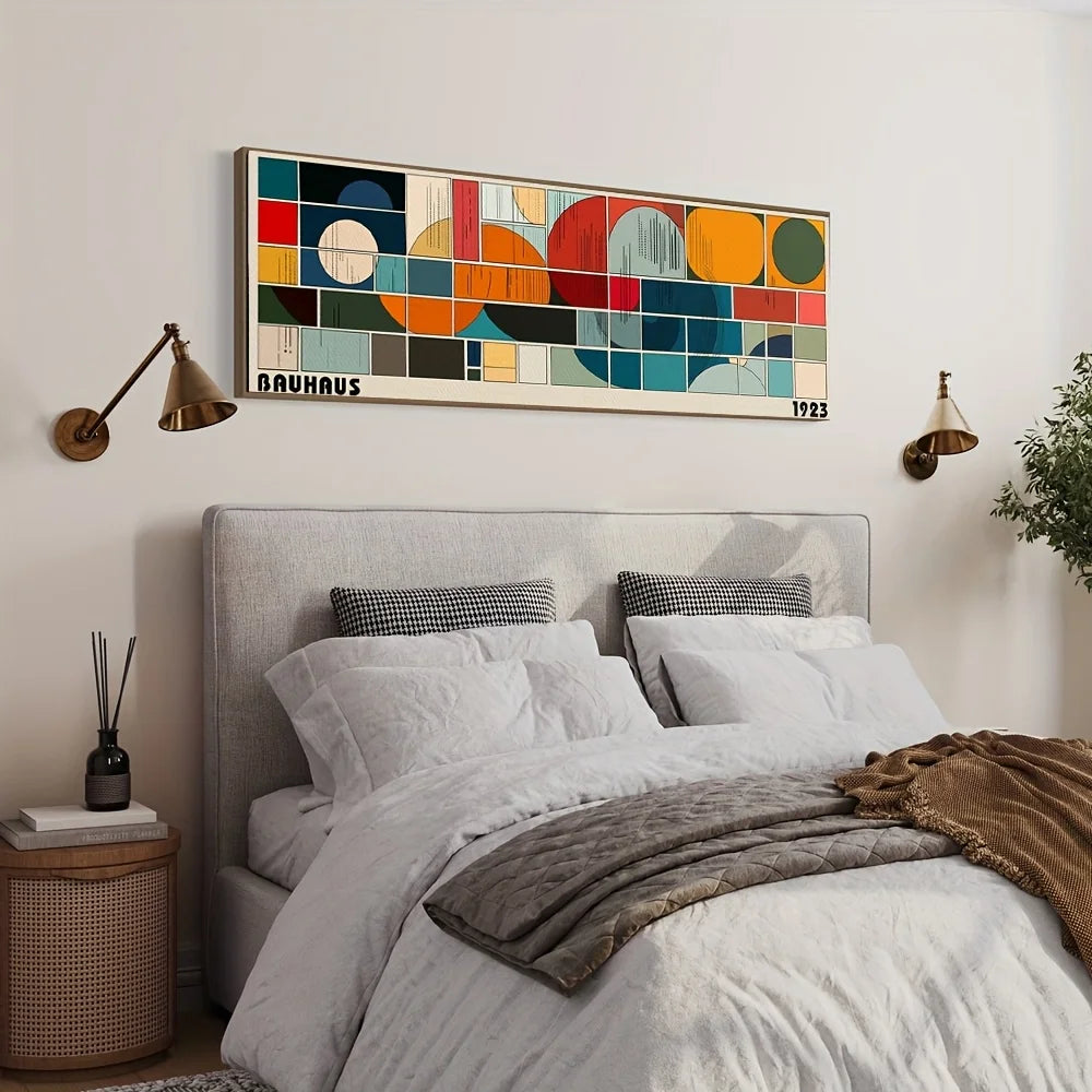 Bauhaus 1923 Wall Art - Japanese retro - abstract canvas