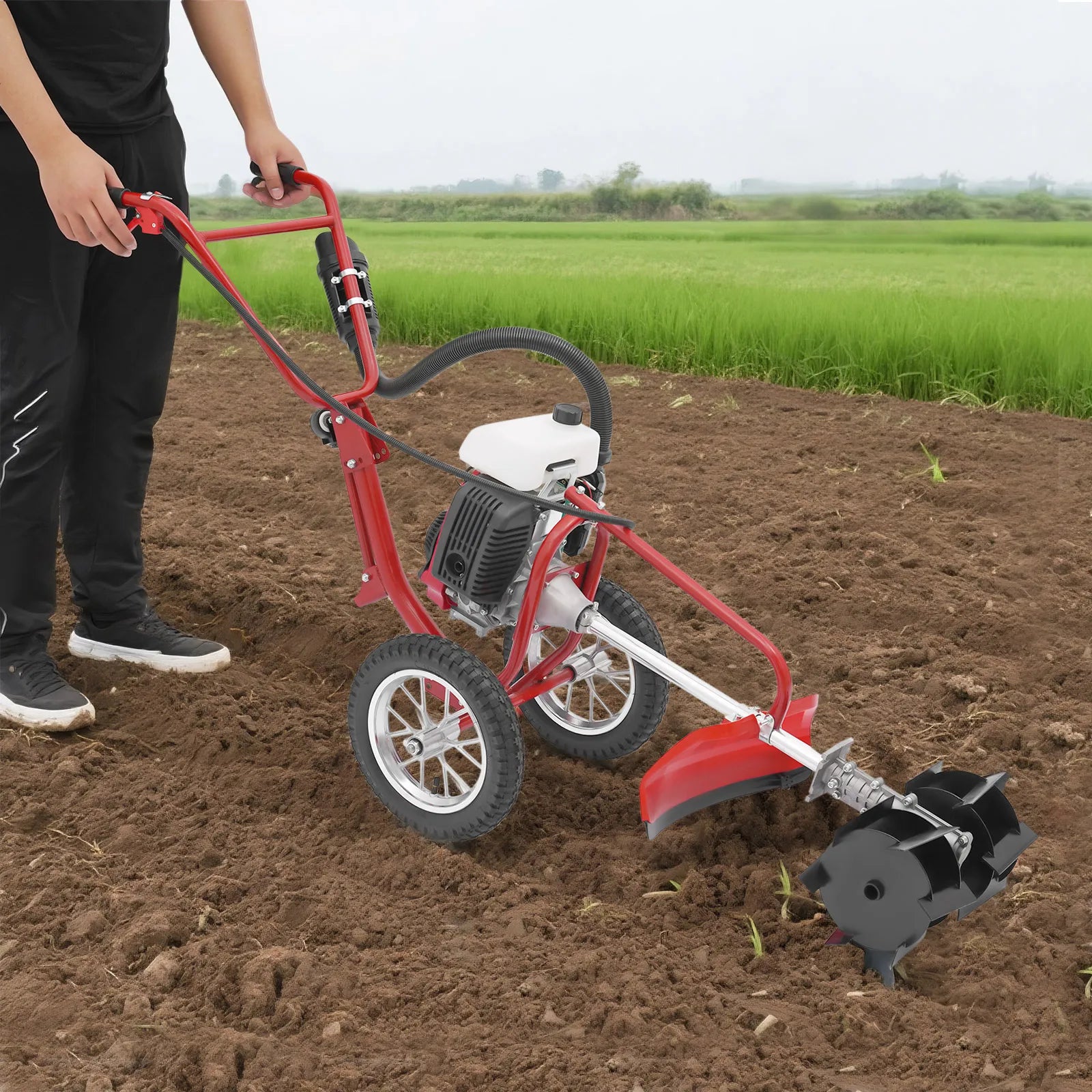 4HP CULTIVATOR - 3-in-1 Tiller, Weeder & Trencher - Garden Power