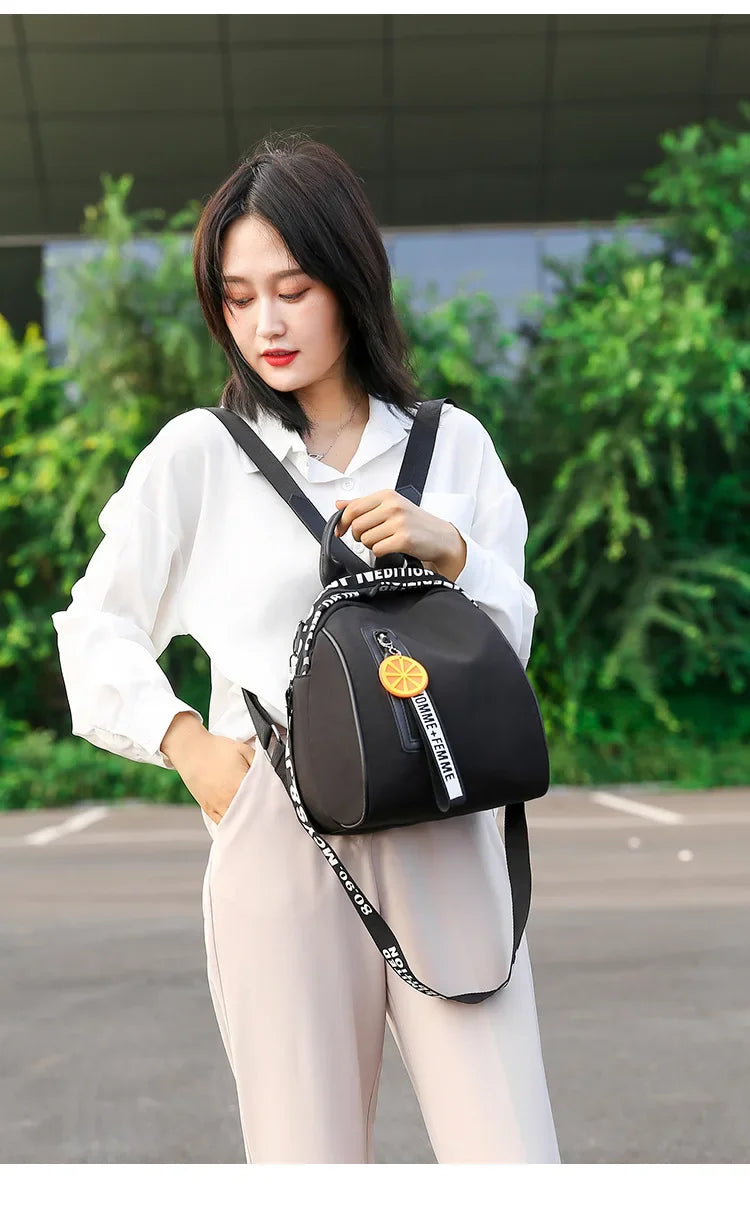 Women Backpack Yellow Casual Multifunction Travel Backpack