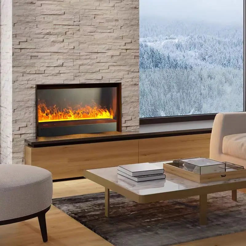 Smart Water Vapor Fireplace - Tuya APP - 3D Flame