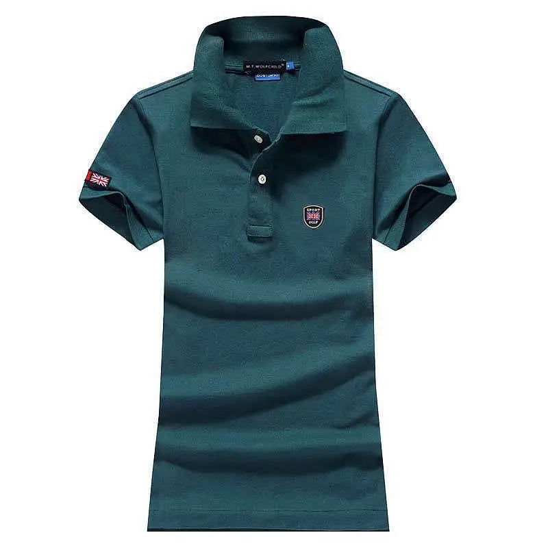 Fashion Clothing Polos Femme Summer Womens Polo Neck Shirt Short Sleeve Lapel Womens Tees Casual Sportwear Cotton Ladies Tops
