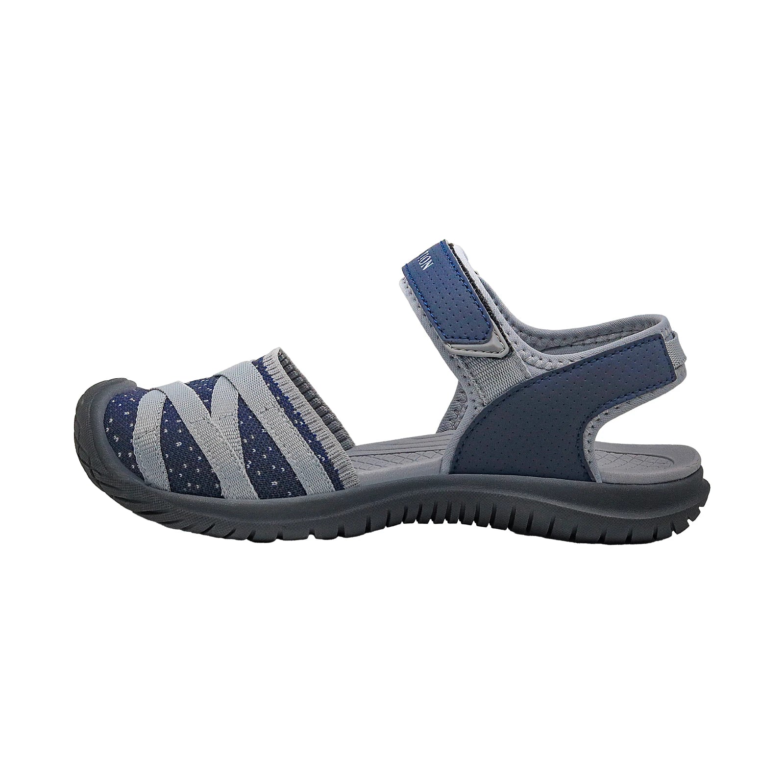 GRITION Women Sandals Casual Outdoor Shoes Closed Toe Flat Heels Elastic Fabric New Fashion 36-41 Ladies Trekking Hiking Sandals