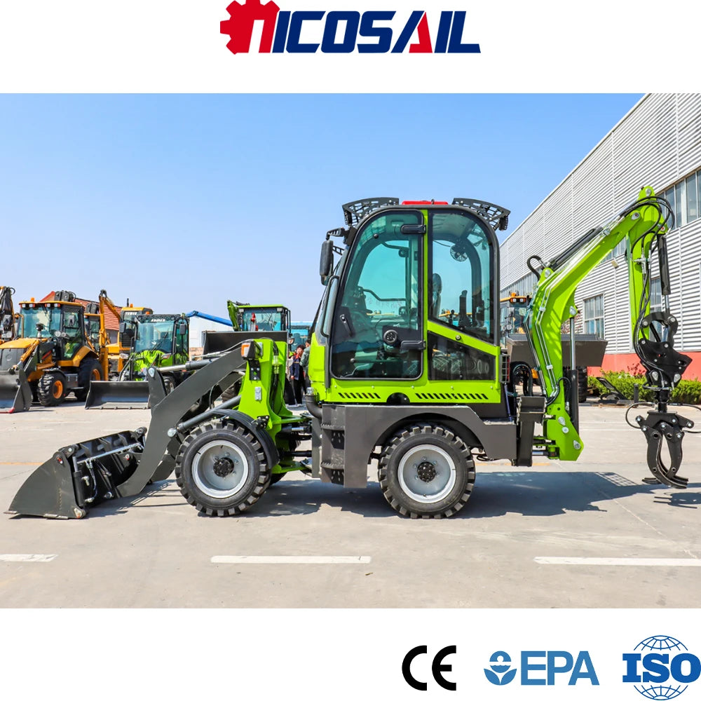 BACKHOE LOADER - 3.4 t, 25 km/h - Hydraulic Site Utility