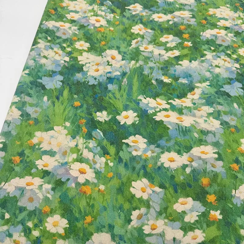 Oil Painting Floral Fabric – 148cm Wide, 16 Patterns