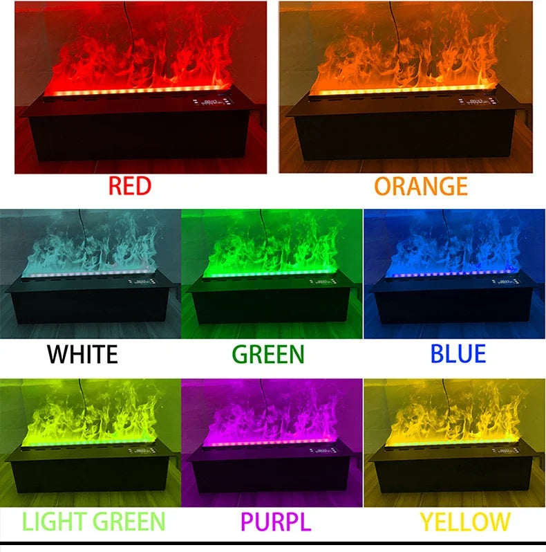 3D Simulation Atomized Fireplace - Smart Fireplace
