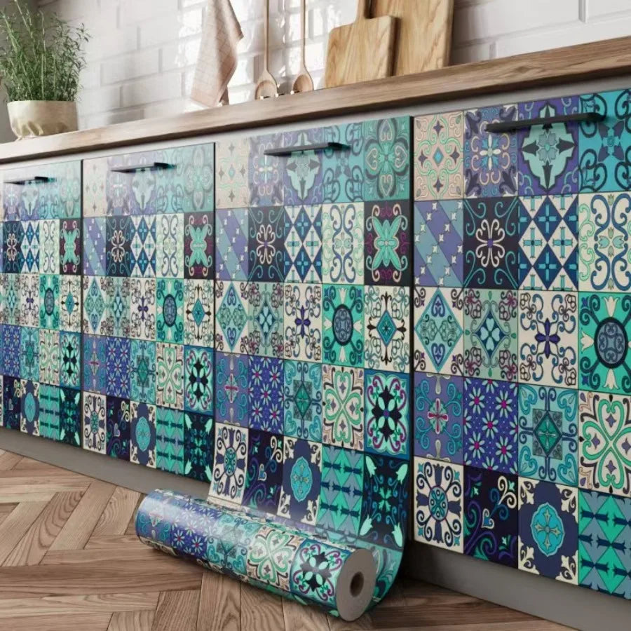 BOHO KIDS WALLPAPER - Self-Adhesive PVC - Waterproof Wall Decor
