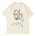 New Style Fih Shoes Graphic T Shirts Funny Misspelled Fish Meme T-shirtsWomen Casual Fashion Short Sleeve T-shirt