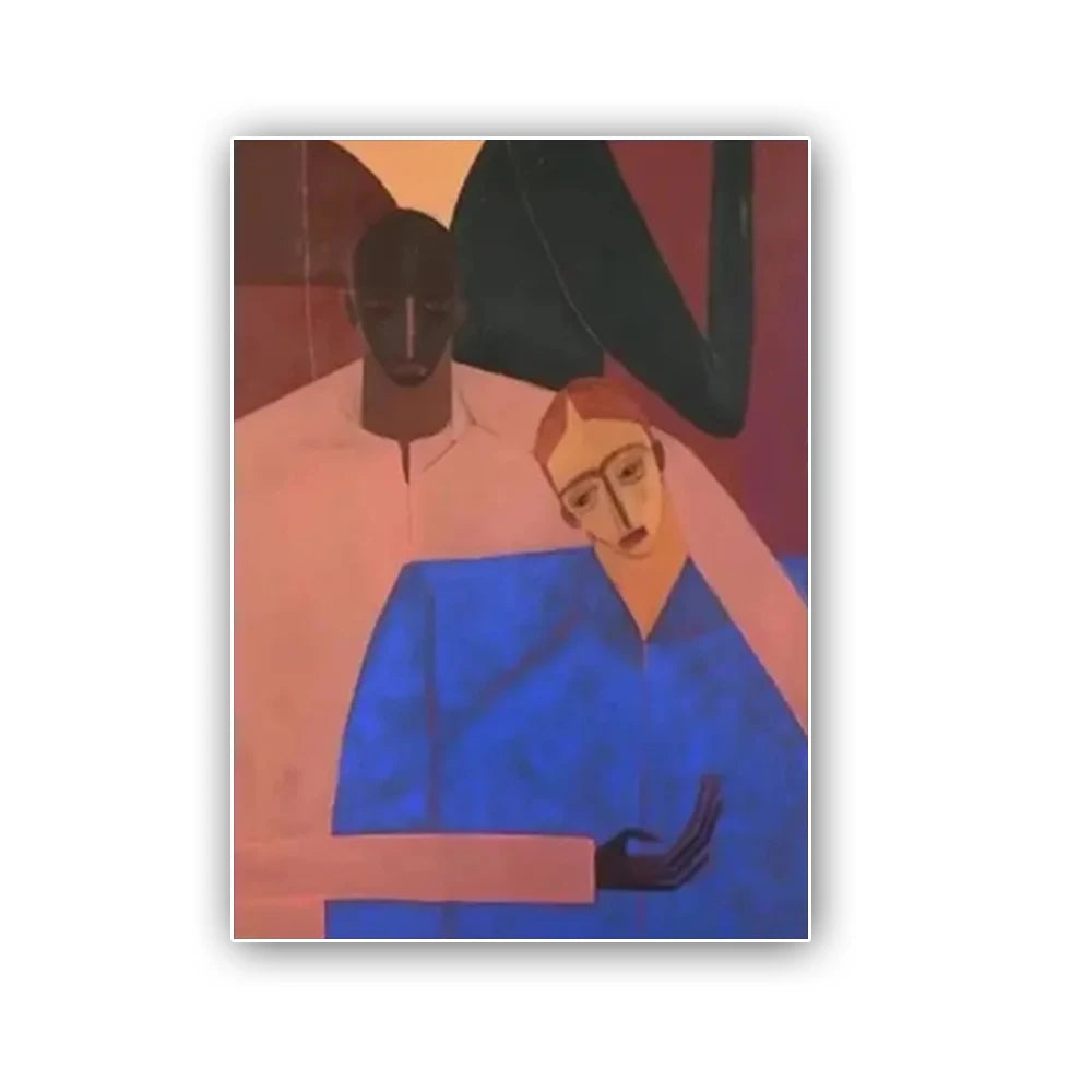 Bimoyear Abstract Figure Painting - Hand Painted Canvas - Modern Expression