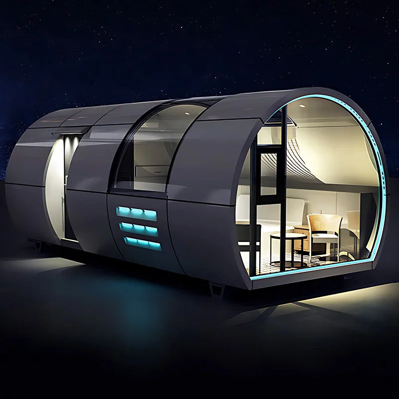 E8 Modular Steel Prefab House - Luxury Big Space Villa Container Home