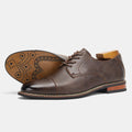 Men's Derby Dress Shoes - Fashion Lace-Up Round Toe Formal Shoes