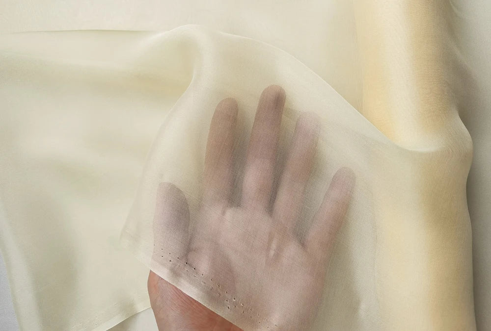 SILK CHIFFON - Pure Mulberry Silk Chiffon 140cm 6mm - The Fabric That Moves Like Water
