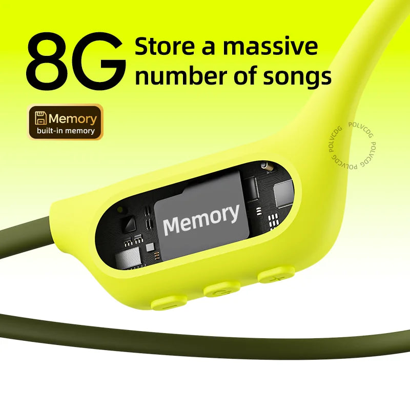 Bone Conduction Earphones X9 – 32G IPX8 Waterproof Swimming Running Cycling