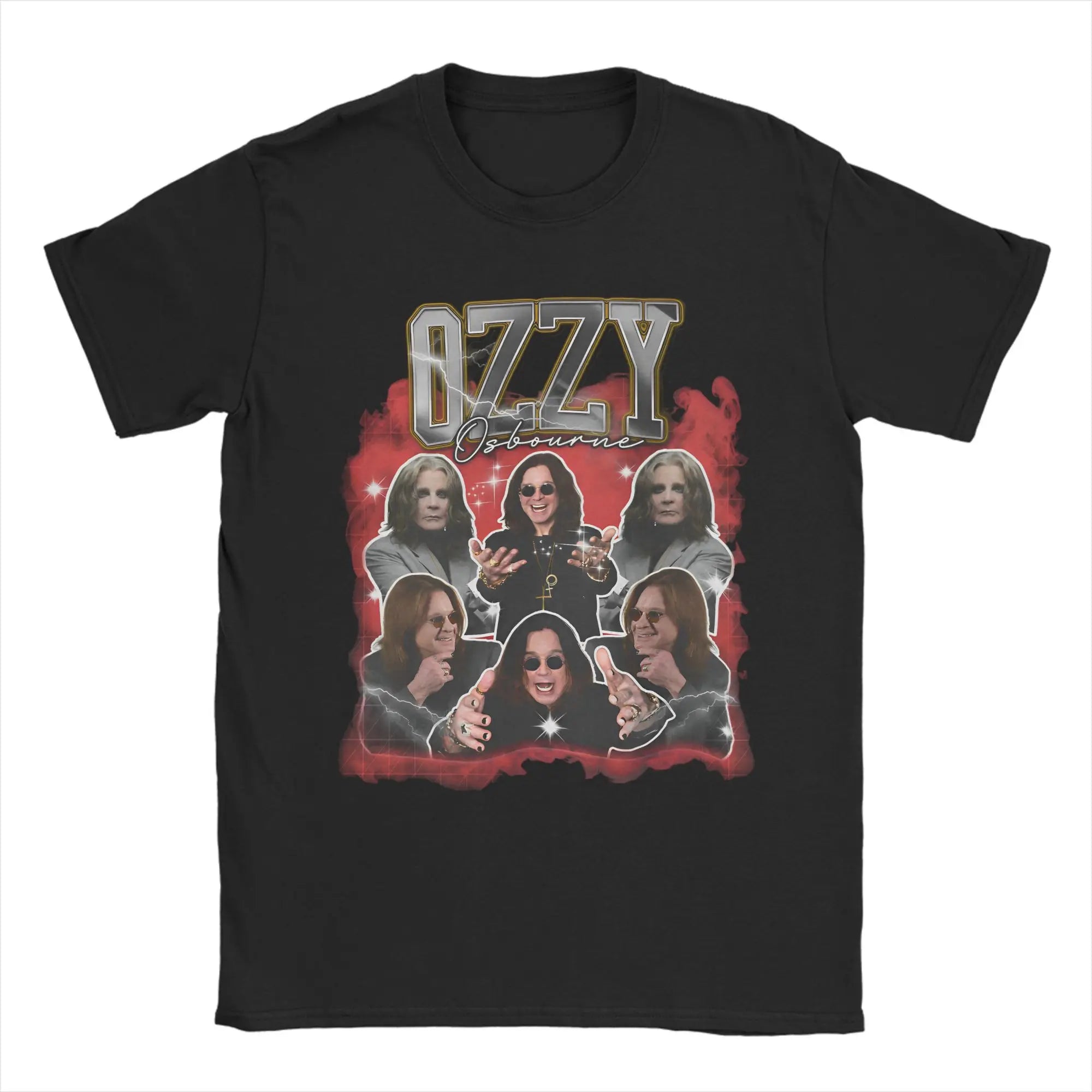 Black Sabbath Band Ozzy Osbourne Men's T-shirt Four Seasons New Style Unisex Casual T-shirt