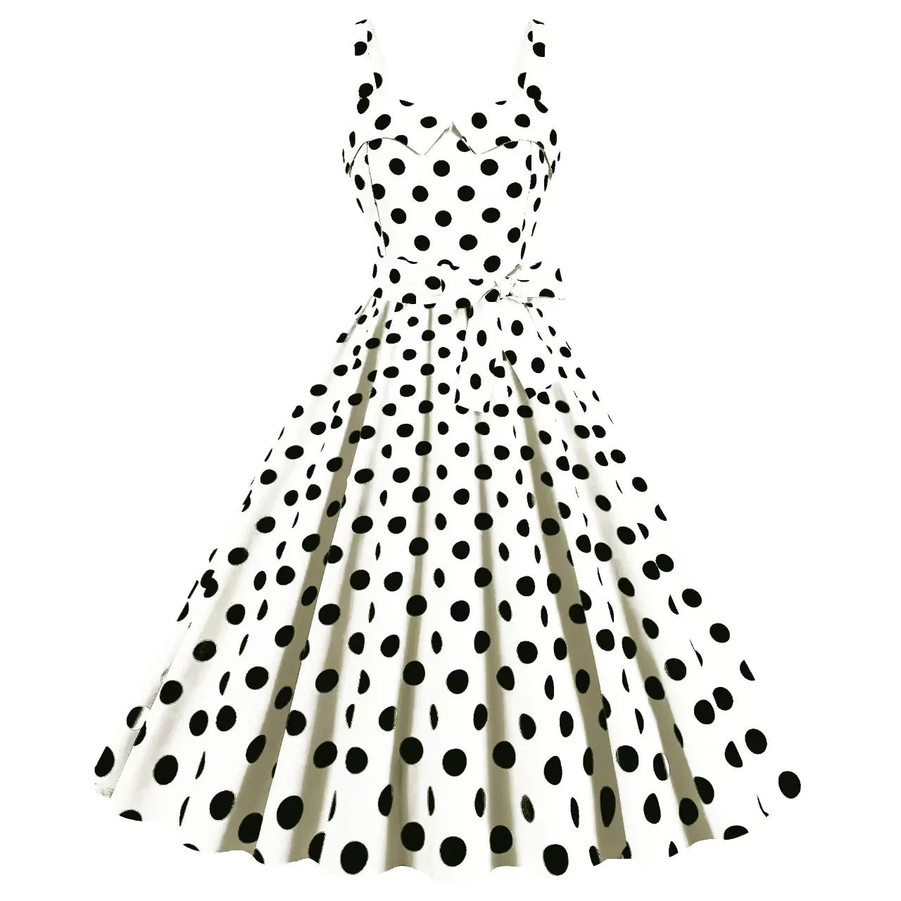 Vintage Classical Polo Dot Printed Dress Women's Sexy Sling Strap Wrap Chest Dress Valentine's Day Streetwear Spring Summer