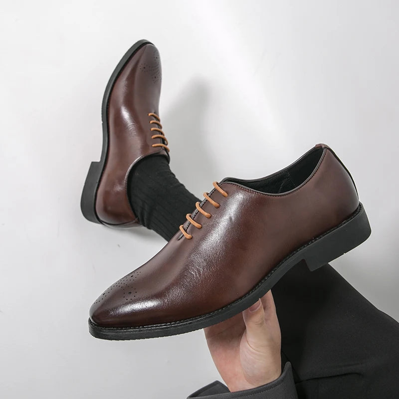 OXFORD ELITE - Men's Formal Dress Oxford Shoes - Business, Wedding & Social Leather Shoes