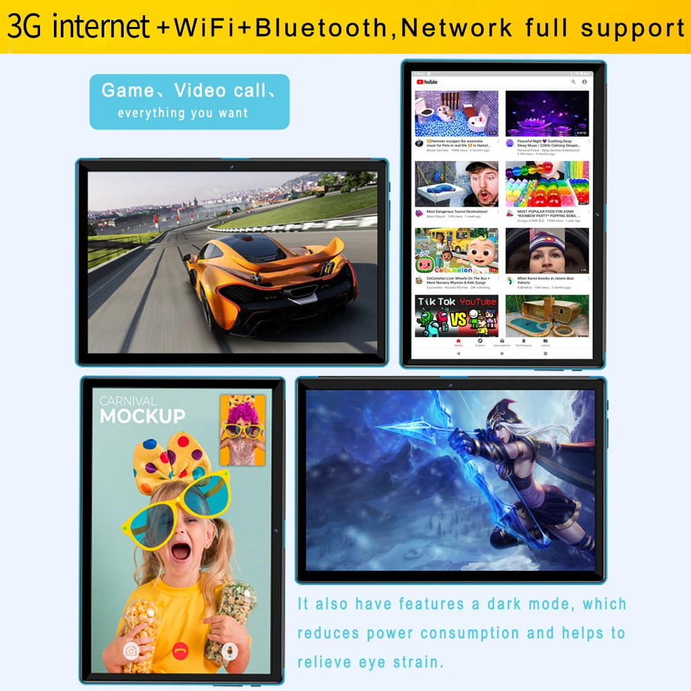 Wave M 10.1" - Android 11 Dual SIM Calling Tablet