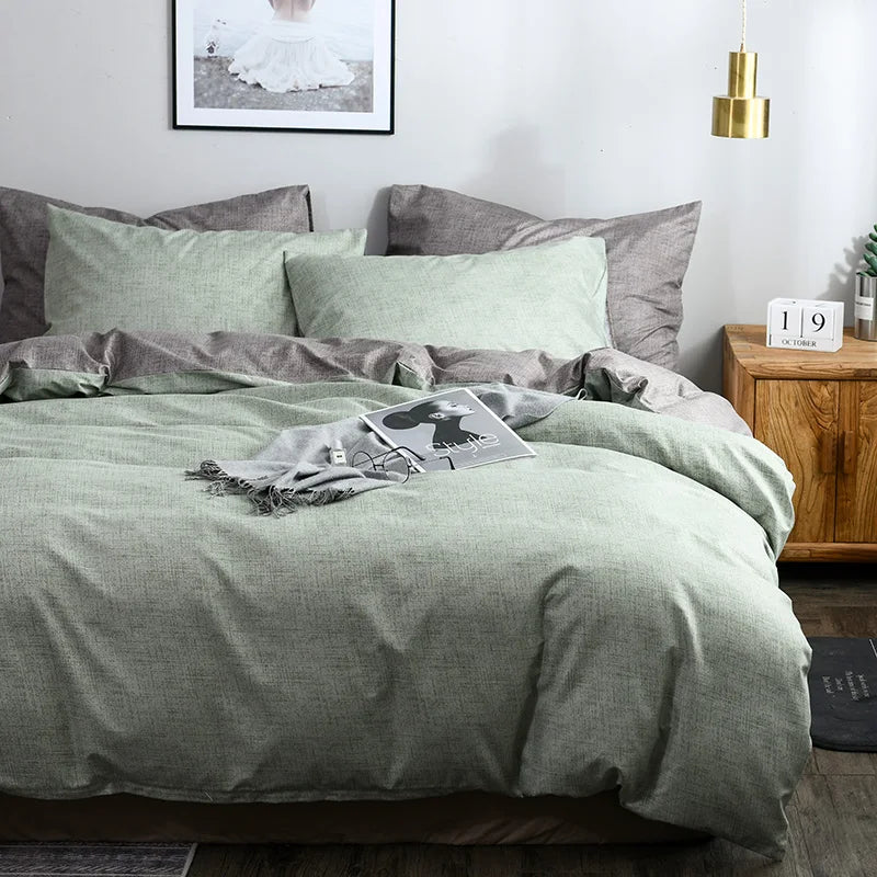 NORDIC CALM - Solid Color Duvet Cover Set - Soft, Breathable & Minimalist