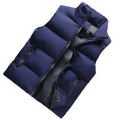 COLD FRONT - Men's Windproof Puffer Vest - Thick Cotton Sleeveless Winter Jacket