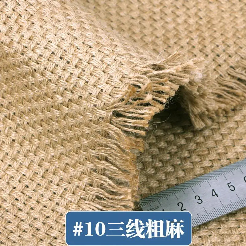 Natural Burlap Jute Fabric – 150x50cm, 7 Colors