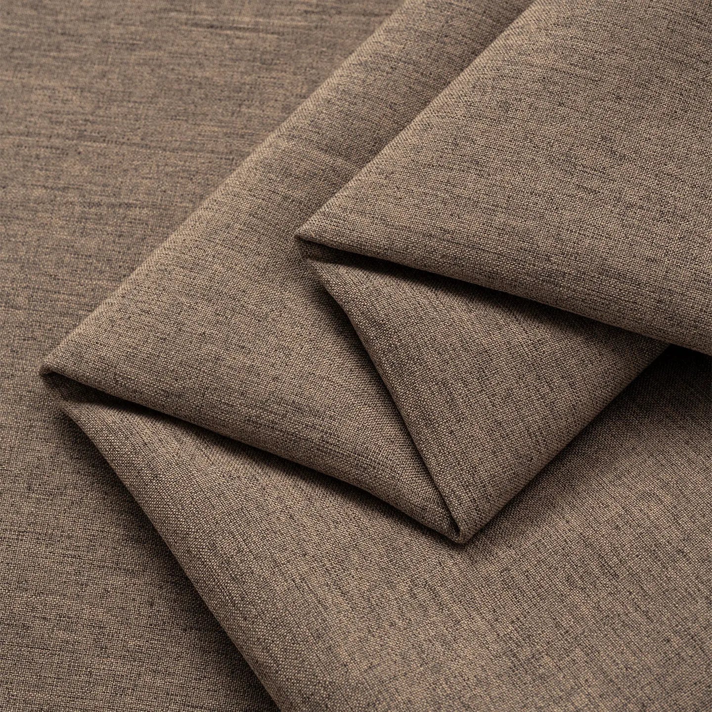 THICKENED PLAIN LINEN-LOOK FABRIC - 100% Polyester, 420g/m, 148cm Wide - Solid Rooms