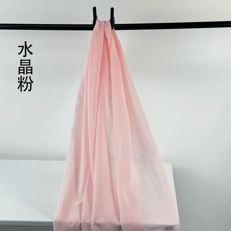 100D CHIFFON FABRIC BY THE METER - Soft Woven Sheer, 55 Colors - Make It Yours
